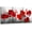 NO.0155, variant on Hieng 3Pieces Flower Canvas Wall Art Decor Set Modern Giclee ArtworkInk Ink Painting Print Red Poppies Poster Wall Art for Bedroom Home Decoration (Only canvas)