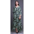 thumbnail image 2 of Bimba Floral Ladies Plus Size Kaftan Summer Wear Beach Coverup Kimono Caftan-XL-3X, 2 of 5
