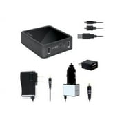 i.Sound Portable Power Travel Pack - Power bank + AC power adapter + car power adapter - 8000 mAh - black - for Apple iPad/iPhone/iPod