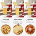 thumbnail image 5 of TOCOKEID 3-in-1 Pasta Maker Attachment for KitchenAid Stand Mixers, Pasta Roller with 8 Thickness Settings and Anti-Jam Guide Plate, 5 of 7