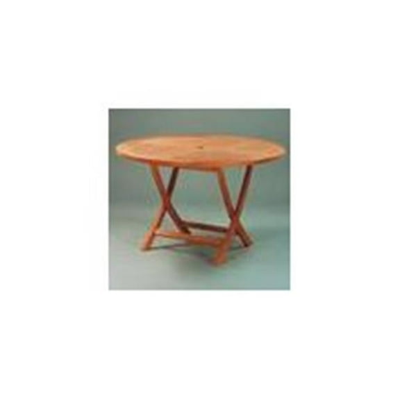 Anderson Teak TBF-047R 47 Inch Round Folding Table