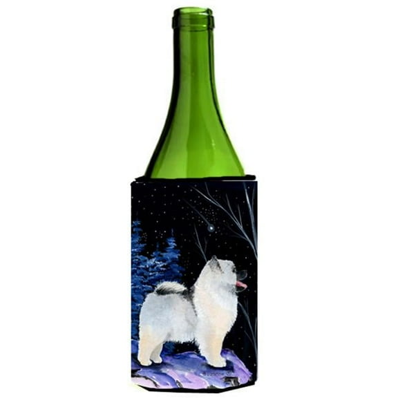 Starry Night Keeshond Wine bottle sleeve Hugger