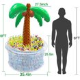 thumbnail image 4 of Nrdde 200+ Cans Super Large Capacity 72" Giant Inflatable Palm Tree Ice Cooler, Beach, 4 of 5