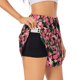 thumbnail image 1 of Balery Trendy Floral Pantalones cortos deportivos para mujer con forro y dos bolsillos, elásticos, para entrenamiento, gimnasio, yoga-XX-Large, 1 of 7
