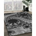 thumbnail image 2 of Ahgly Company Indoor Square Patterned Gunmetal Gray Area Rugs, 6' Square, 2 of 6