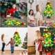 thumbnail image 4 of Árbol de Navidad de fieltro EMPOF para niños pequeños con luces y adornos, 4 of 7
