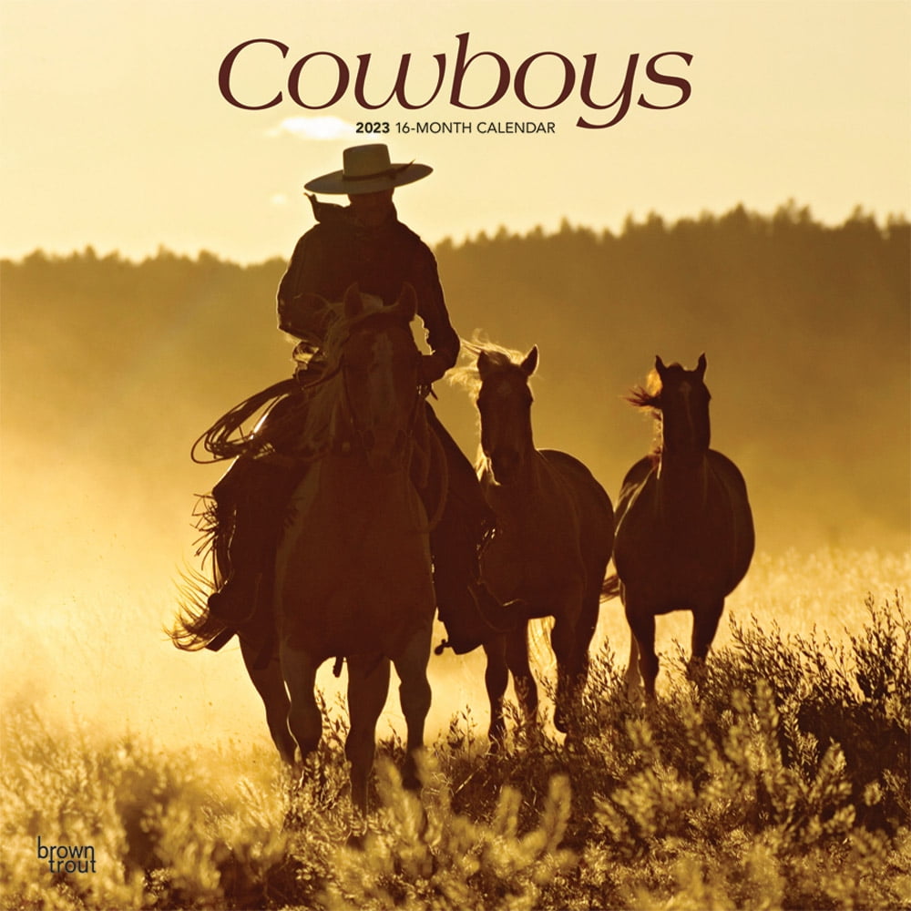 Cowboys 2023 Wall Calendar 12x12 by Browntrout