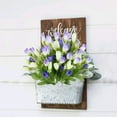 thumbnail image 6 of Sunjoy Tech Tulips Artificial Flowers Faux Silk Tulip Stems for Easter Spring Wreath Wedding Bouquet Centerpiece Floral Arrangement Cemetery Table Décor 14" Tall, 6 of 8