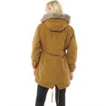 thumbnail image 3 of Trespass - Chaqueta Larga Parka Aislante Celebrity para Mujer (Marrón Dorado) Trespass UTTP4190_goldenbrown, 3 of 4