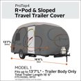 thumbnail image 2 of Classic Accessories ProTop4 R Pod & Sloped Travel Trailer Cover,FITS R PODS AND SLOPED TRAVEL TRAILERS UP TO 13'7"L MODEL 1, 2 of 5