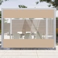 thumbnail image 6 of Shanna Heavy Duty Waterproof 18 x15 Clear Tarps Curtain, Waterproof Windproof, 6 of 10