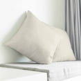thumbnail image 3 of Cream Solid Color Pillow Covers 20x20 Inch Decorative Throw Pillow Cover, Aesthetics Contemporary Luxury Sofa Pillowcases Accent Cushion Case Home Decor Bedroom Living Room, 3 of 6