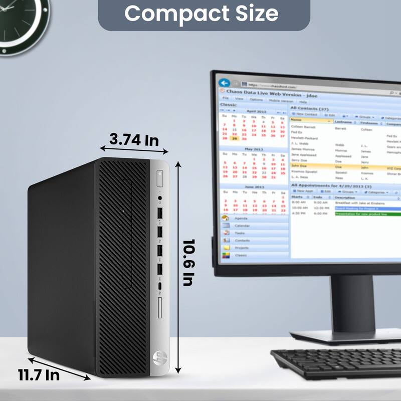 HP ProDesk 600 G5 SFF Desktop Computer PC Intel Core i5 9th Gen
