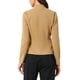 thumbnail image 3 of CHAQUETA CORTA DE LANA PARA MUJERES CON PEPLUM INSPIRADA EN CHIC S MARRONES, 3 of 5