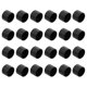 thumbnail image 2 of 24Pcs Foosball Table Pipe Caps Table Football Machine Accessories (Black), 2 of 4