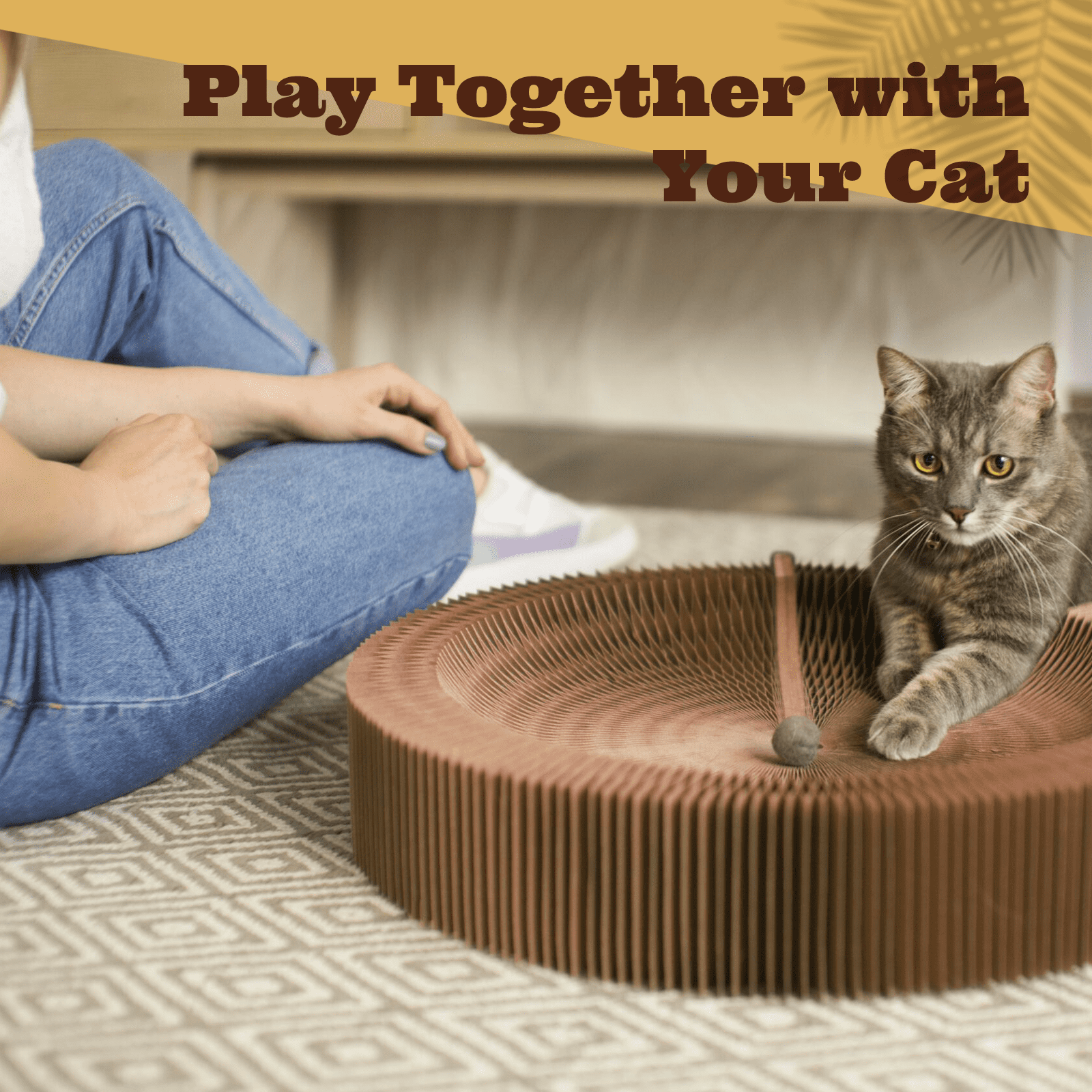Cardboard cat scratcher lounge 2025