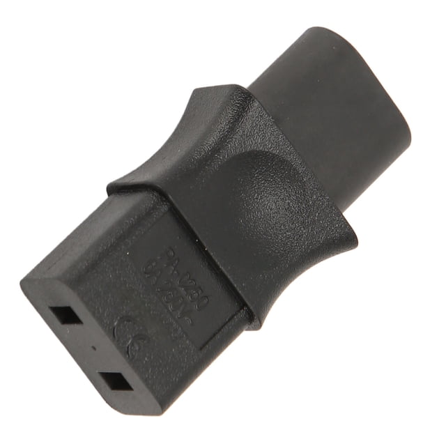 C8 Masculino A C9 Adaptador Femenino, Retardante de la Llama IEC320 C8 A C9 Adaptador de conversión 250V 6A 1500W Transmisión Estable Para La Fuente de Alimentación PDU