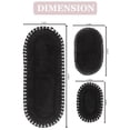 thumbnail image 2 of Home Weavers Hampton Crochet Bath Mat 100% Cotton Reversible Bathroom Rug Set Machine Washable Bathroom Rug-17"x24", Bath Rug- 21"x34", Runner- 21"x54", Gray Color 3 Piece Bath Rug set, 2 of 4