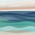 thumbnail image 2 of Robinson, Carol 26x26 Gold Ornate Wood Framed with Double Matting Museum Art Print Titled - Shifting Seaside II, 2 of 4