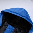 thumbnail image 6 of Ski Jacket Men Waterproof Winter Coats Fleece Lined Parka Snow Jackets with Zipper Pocket Detachable Hood Outwear Warm Coat Blue 5XL, 6 of 7