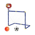 thumbnail image 4 of Aro de baloncesto y portería de fútbol shamjiam 2 en 1 rojo, 4 of 8