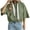 Army Green, variant on Hoodies for Women 3/4 SleevesSweatshirt Fashion Trendy Wide Drawstring Front Pocket Short Cut Fall Outfits, S-2XL