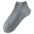 thumbnail image 6 of Juorvia 6 Pairs Mens Cotton Ankle Socks Thin Breathable Stretchy(Free Size,Multicolor), 6 of 6