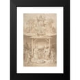 thumbnail image 2 of Tommaso Minardi 11x14 Black Modern Framed Museum Art Print Titled - The Adoration of the Shepherds (1837), 2 of 5