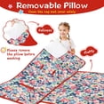 thumbnail image 3 of Pioneer Flower Floral Print Pattern Toddler Nap Mats for Kids Preschool,Sleeping Mat Bag or Kids,Toddler Sleeping Bag,Toddler Nap Mat or Daycare, 3 of 6