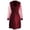 b-Wine, variant on Elegant Long Sleeve Formal Evening Gown For Party Dress With Neckline And Flowy Skirt
