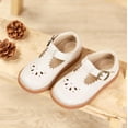 thumbnail image 2 of Toddler Girl Beige Mary Jane Dress Shoes Size 12 - Little Girl Oxford Shoes for Easter Flower Girl Party School Shoes, 2 of 6