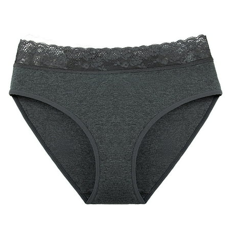 

Womens Briefs Dark Gray for Woman Panty L 1 Pack