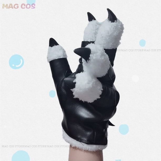 Guantes Con Garras De Animales Peludos | Talla Única Para Adultos Y Niños | Perfectos Para Cosplay De Oso, Lobo O León | Accesorios De Halloween Y Carnaval