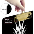thumbnail image 4 of FMSHPON Pineapple Silhouette Black Clipboard Hardboard Wood Nursing Clip Board and Pull for Standard A4 Letter 13x9 inches, 4 of 8