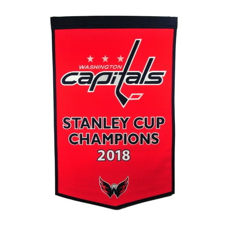 - Washington Capitals 2018 Stanley Cup Champions Dynasty Banner - No Size