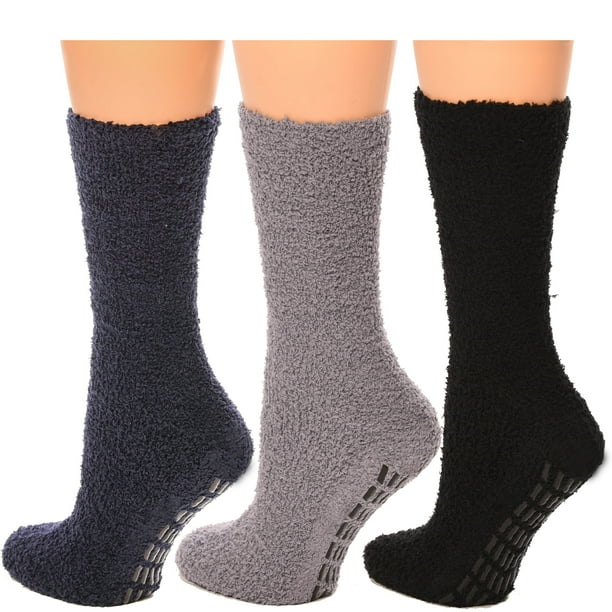 Debra Weitzner Hospital Socks Men Women Non Skid Gripper Cozy Socks