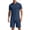 Navy 0, variant on snilers Mens 2 Pieces Outfits Casual Golf Shirt and Shorts Set Texture Collar Athletic Jogging Beach Vacation Summer Tracksuit S