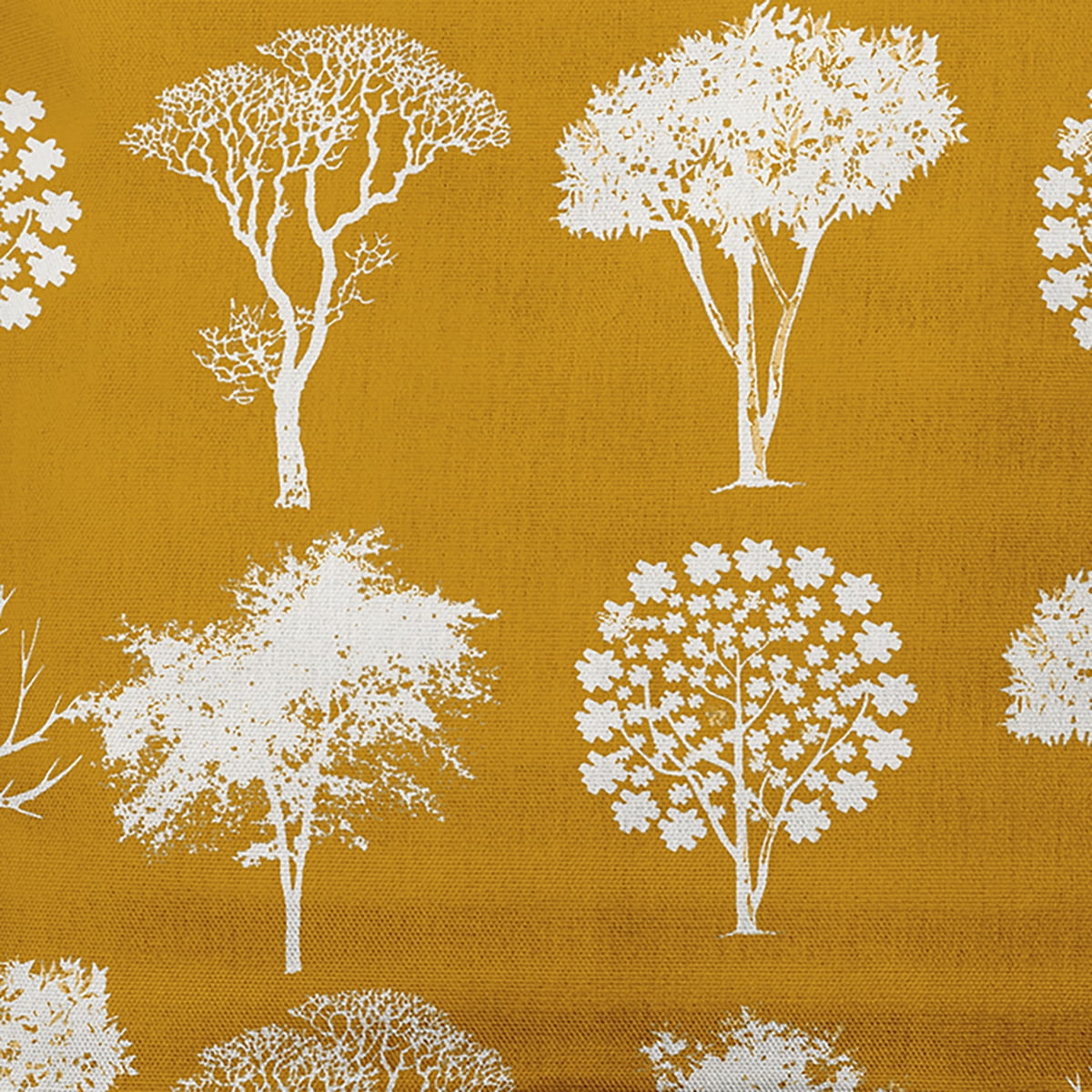Simply Daisy 14" x 20" Field of Trees Indoor/Outdoor Polyester Throw Pillow, Autumn Gold