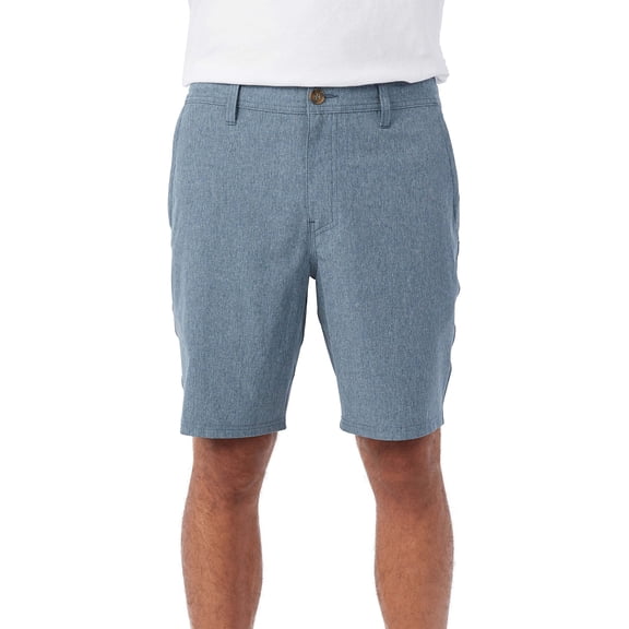 O'Neill Men's Reserve Heather 19" Hybrid Shorts, Navy