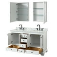 thumbnail image 4 of Wyndham Collection WCS202060DDECMUNSMED Deborah 60" Free Standing Double Vanity Set - Dark, 4 of 7
