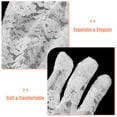 thumbnail image 3 of 2 guantes de encaje para boda con flores para niños, elegantes guantes de tul, suministros florales para boda para niños., 3 of 6