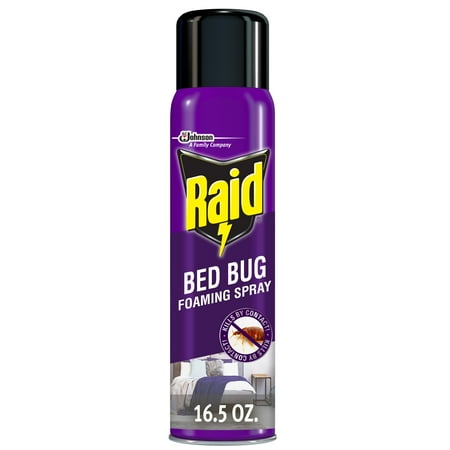 Raid Bed Bug Killer Foaming Spray, Treatment to Kill Pyrethroid-resistant Bed Bugs, 16.5 oz