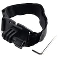 thumbnail image 3 of Cycle Head Light Stand Holder Helmet Mount Bicycle Torch Lamp Bracket for-Gopro, 3 of 8