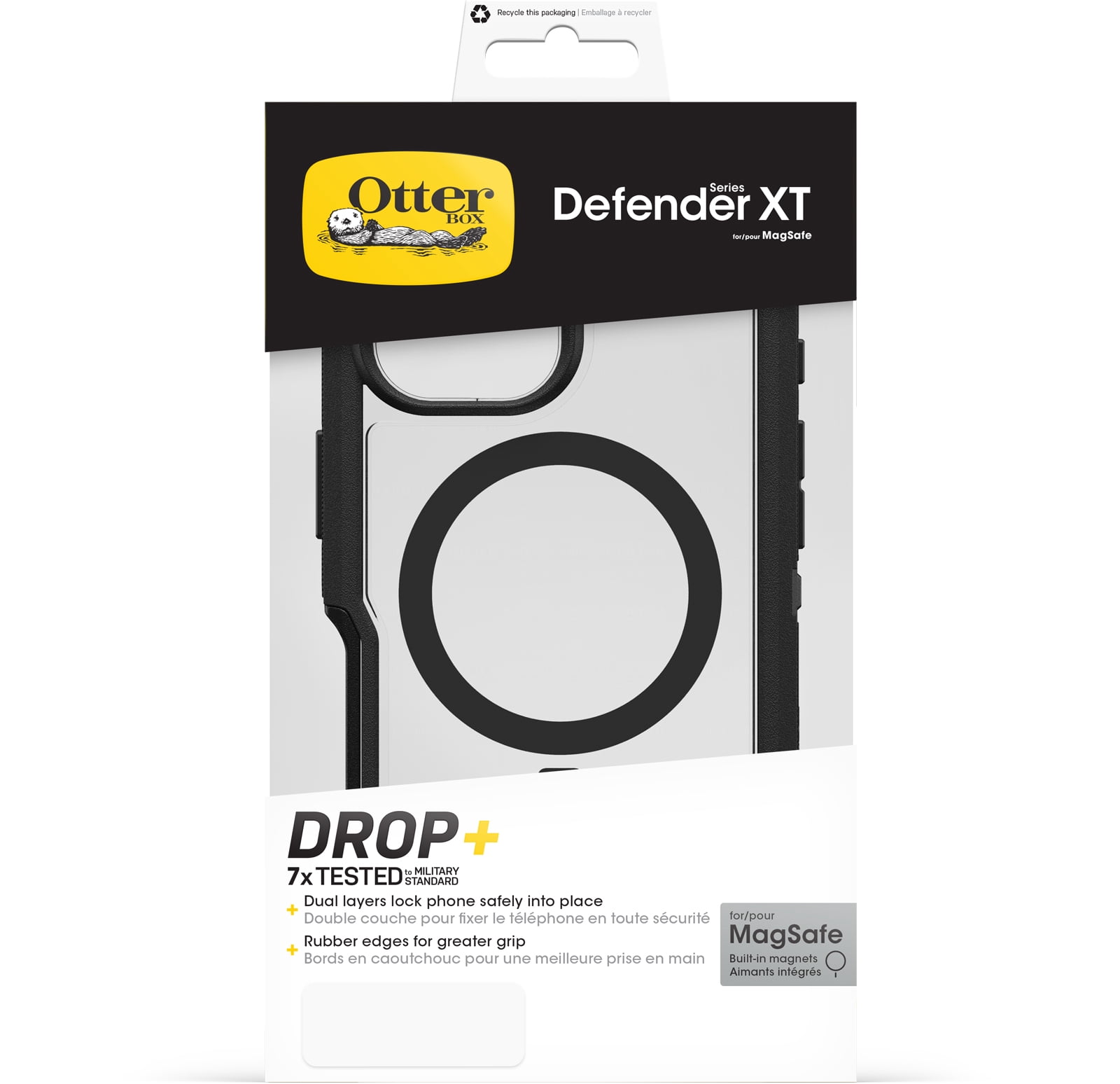OtterBox Defender Series Pro XT Clear Case for MagSafe for iPhone® 16 Plus - Clear