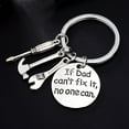 thumbnail image 5 of Olurrisa Father's Day Gift - If Dad Can't Fix It No One Can - Keychain with Screwdriver Wrench Hammer Gifts for Dad, 5 of 5