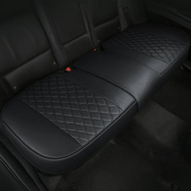 Protectores de Cubiertas Inferiores de Asiento Delantero de Coche shamjiam Funda para asiento de coche trasero negro
