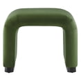 thumbnail image 4 of Koda Performance Velvet Waterfall Stool in Black Moss Green, 4 of 10