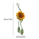 thumbnail image 4 of Adorno de girasol con colgante de coche de lana de General Motors, 4 of 6