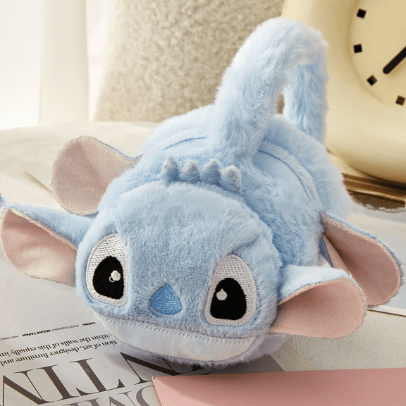 YOSENING Cute Cartoon Stitch Plush Ear Muffs for Kids - Warm Winter Earmuffs, Adjustable Headband QQH624-1116