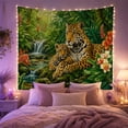 thumbnail image 2 of Cartoon Tiger Cub Jungle Tapestry Wall Hanging, 2 of 7